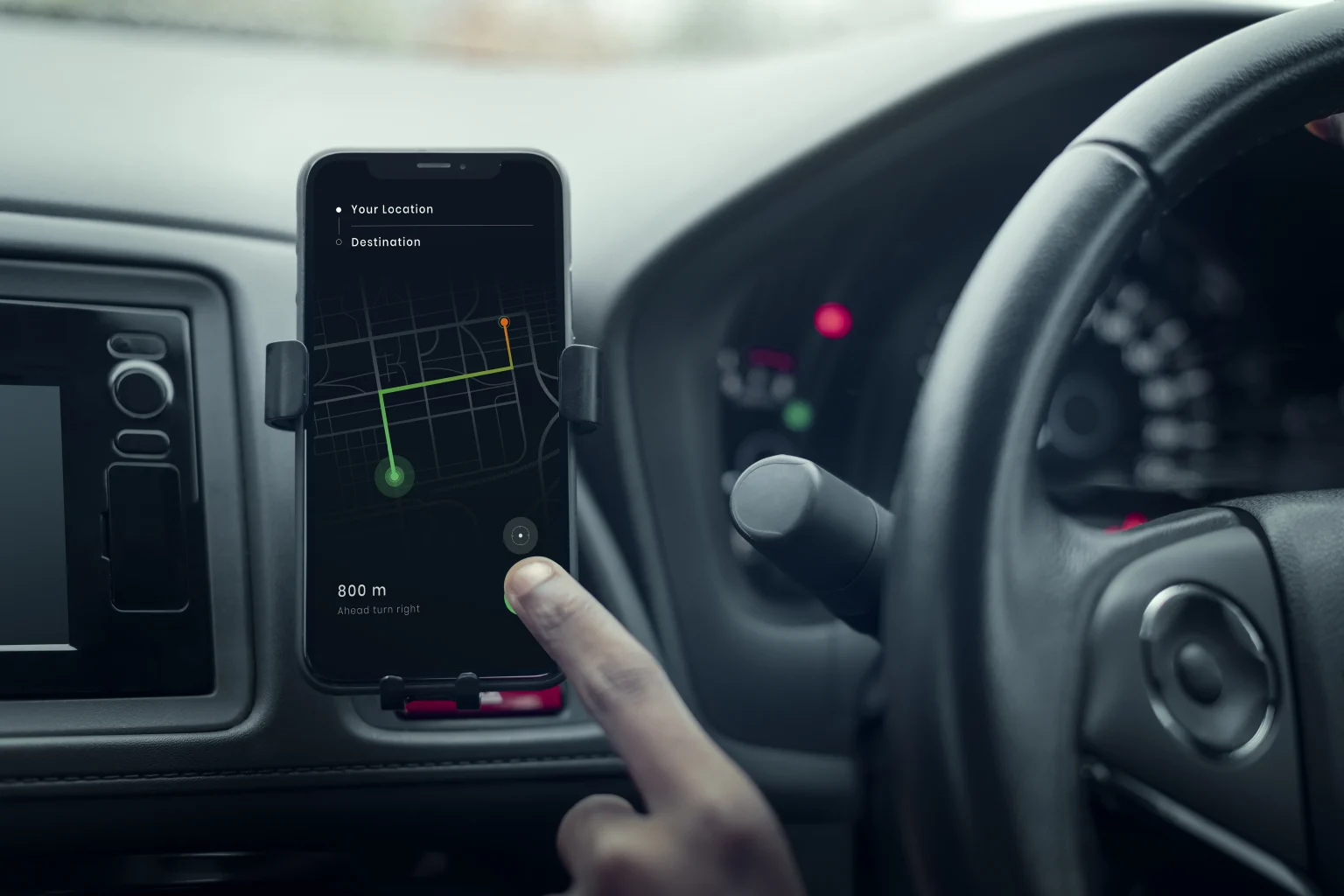 gps navigation system phone self driving car